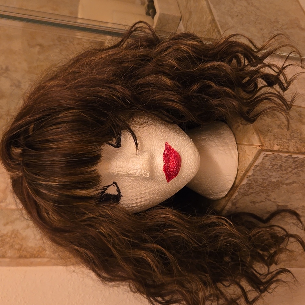 Brown Curly Hair Wig